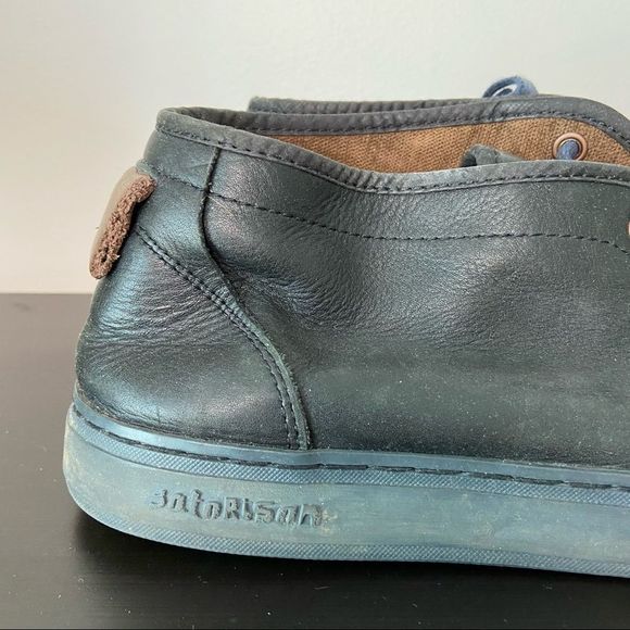 Black Leather Satorisan  Heisei Size 42 Very Posh Dutch product. - Picture 5 of 6